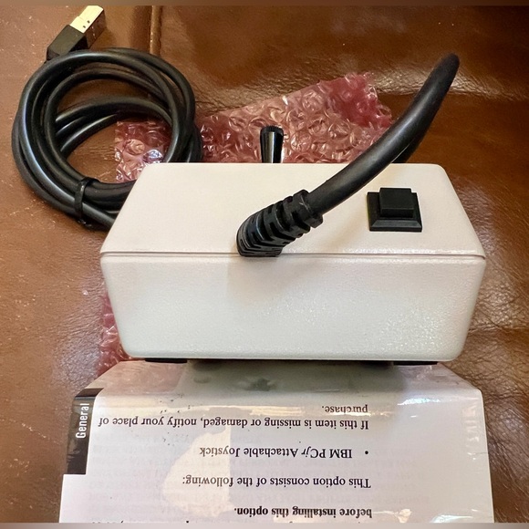 IBM PCjr Joystick Vintage OEM Computer Controller for Gaming NEW Old Stock - Picture 13 of 15